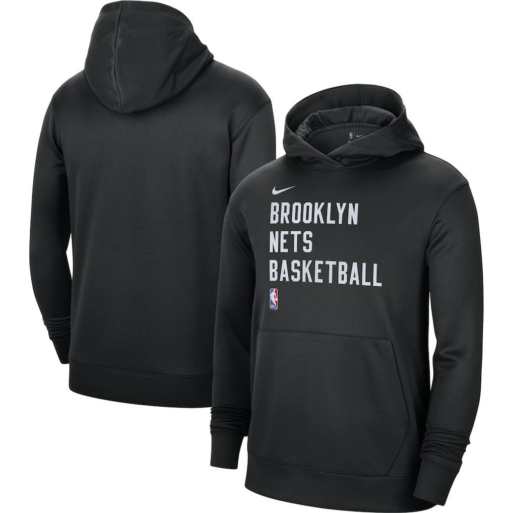 Brooklyn Nets Unisex 2023/24 Performance Spotlight On-Court Practice Pullover Hoodie - Black | Nike shop