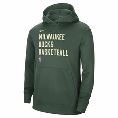 Milwaukee Bucks Unisex 2023/24 Performance Spotlight On-Court Practice Pullover Hoodie - Hunter Green | Nike on sale