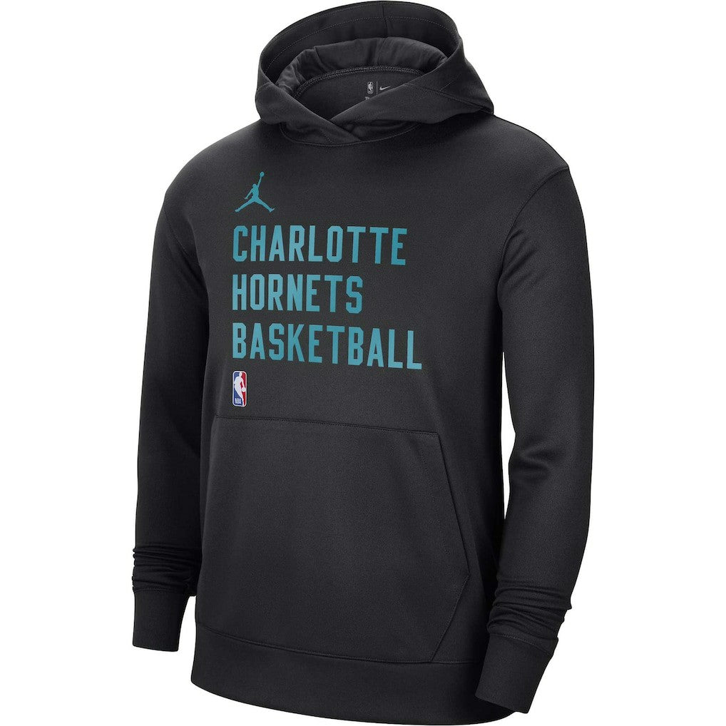Charlotte Hornets Jordan Brand Unisex 2023/24 Performance Spotlight On-Court Practice Pullover Hoodie - Black online