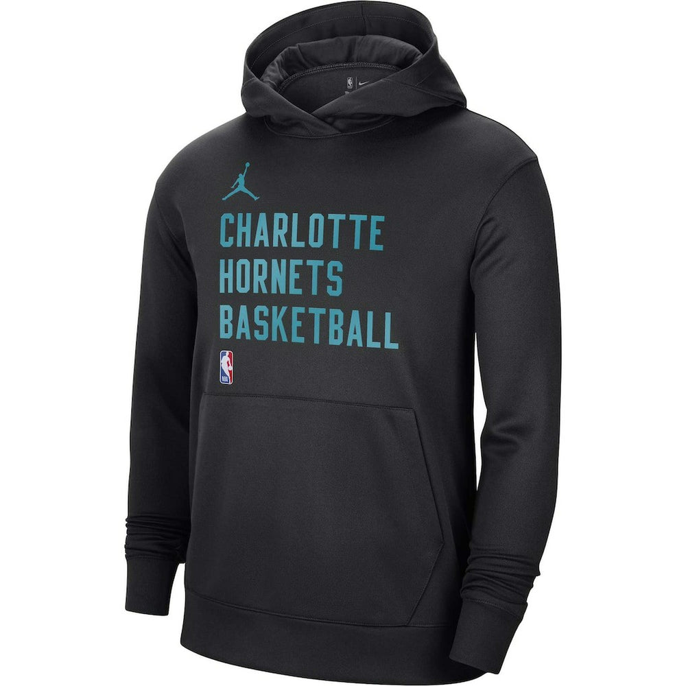 Charlotte Hornets Jordan Brand Unisex 2023/24 Performance Spotlight On-Court Practice Pullover Hoodie - Black online