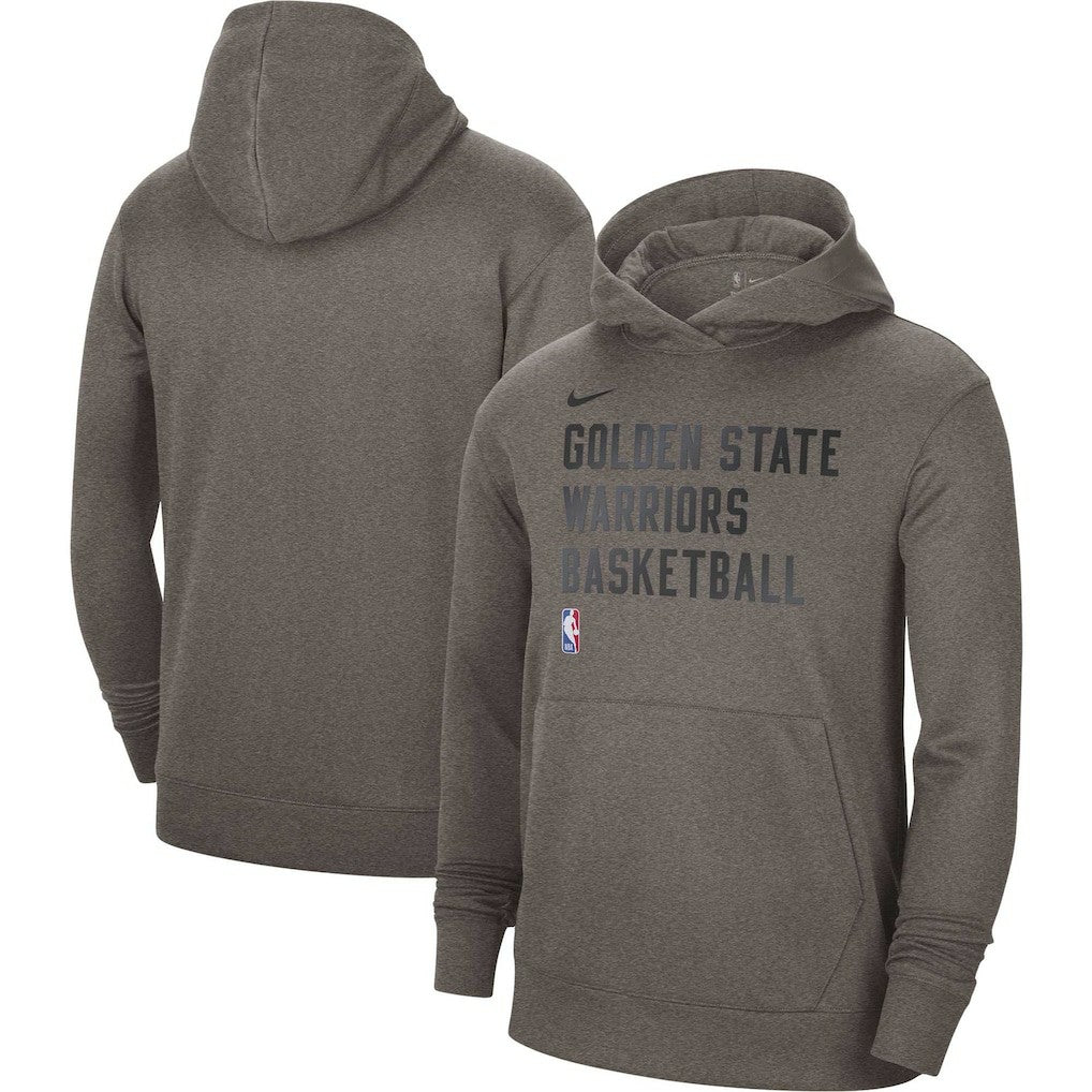 Golden State Warriors Unisex 2023/24 Performance Spotlight On-Court Practice Pullover Hoodie sale - Olive | Nike for sale