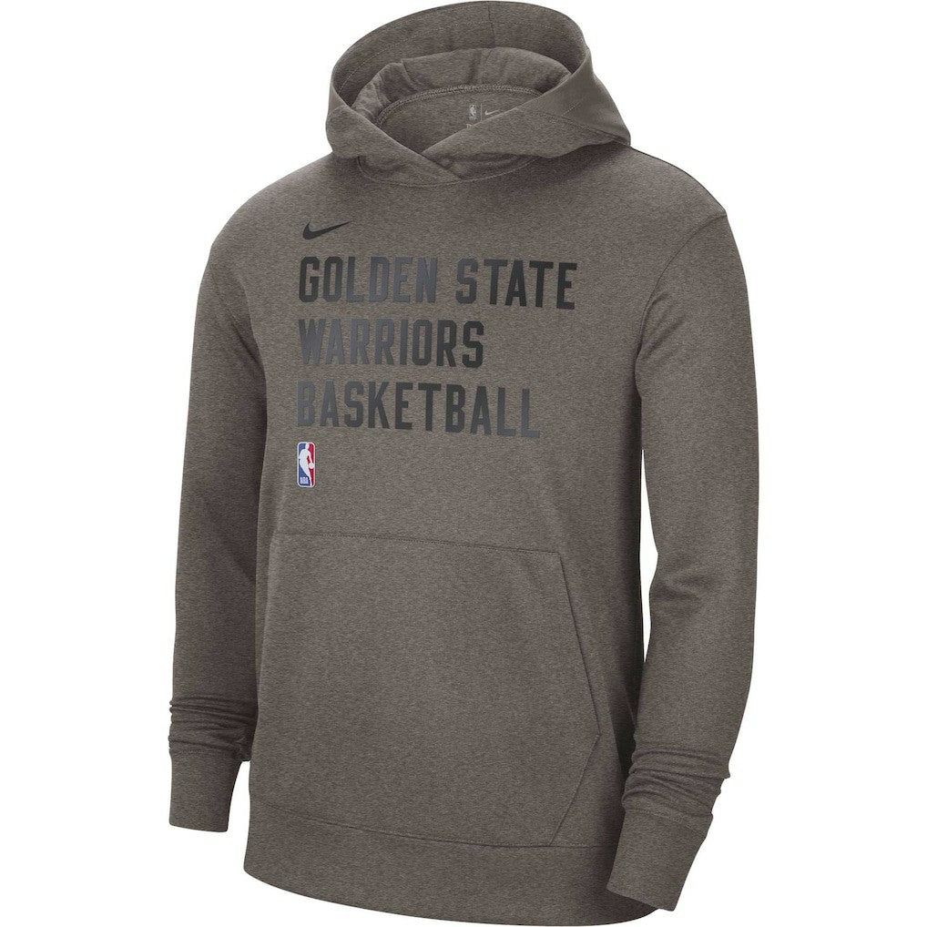 Golden State Warriors Unisex 2023/24 Performance Spotlight On-Court Practice Pullover Hoodie sale - Olive | Nike for sale
