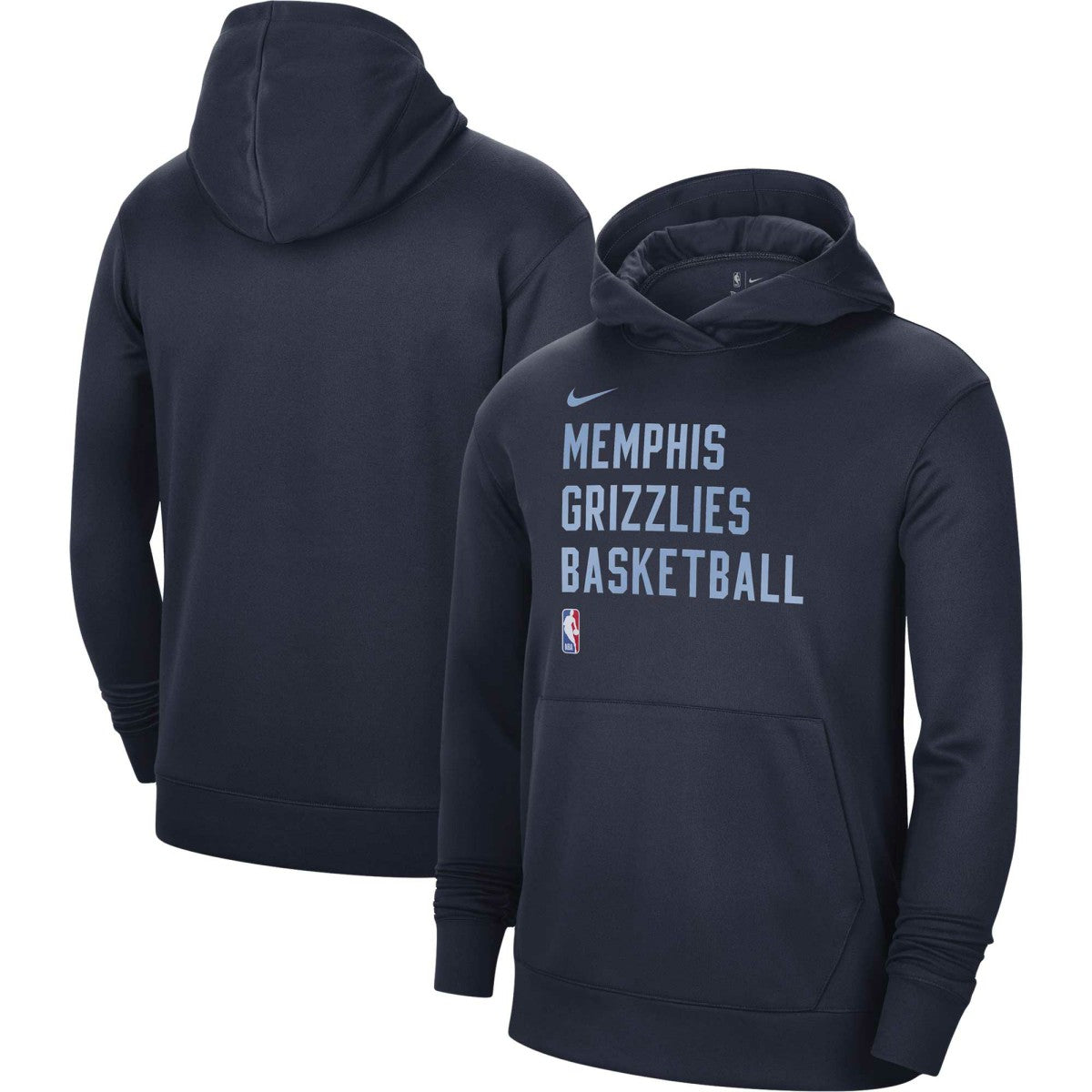 Memphis Grizzlies Unisex 2023/24 Performance Spotlight On-Court Practice Pullover Hoodie - Navy | Nike outlet