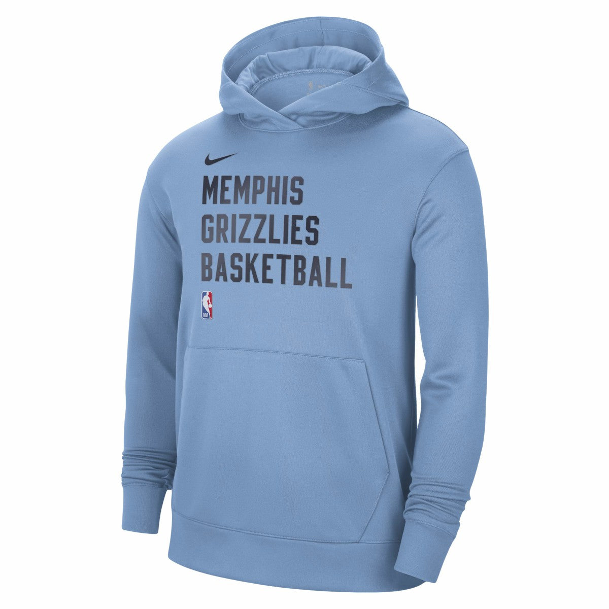 Memphis Grizzlies Unisex 2023/24 Performance Spotlight On-Court Practice Pullover Hoodie - Light Blue | Nike shop