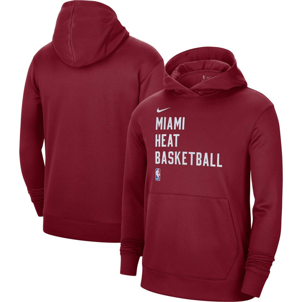 Miami Heat Unisex 2023/24 Performance Spotlight On-Court Practice Pullover Hoodie - Red | Nike online