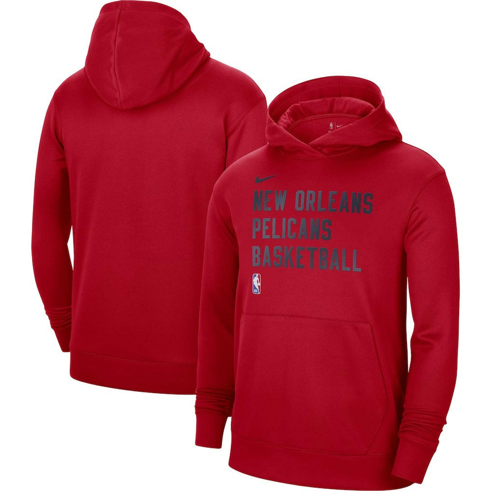 New Orleans Pelicans Unisex 2023/24 Performance Spotlight On-Court Practice Pullover Hoodie - Red | Nike sale