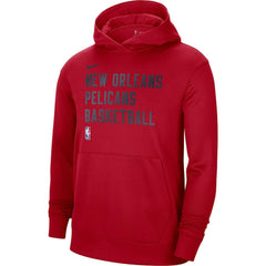 New Orleans Pelicans Unisex 2023/24 Performance Spotlight On-Court Practice Pullover Hoodie - Red | Nike sale