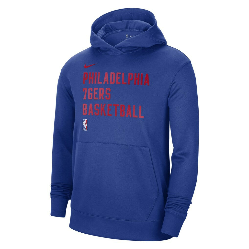Philadelphia 76ers Unisex 2023/24 Performance Spotlight On-Court Practice Pullover Hoodie - Royal | Nike shop