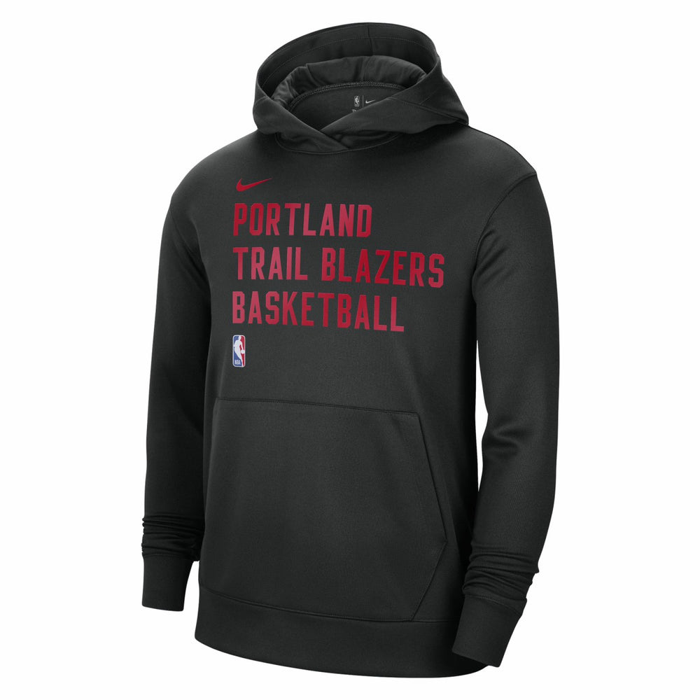 Portland Trail Blazers Unisex 2023/24 Performance Spotlight On-Court Practice Pullover Hoodie - Black | Nike on sale
