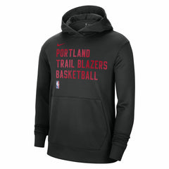 Portland Trail Blazers Unisex 2023/24 Performance Spotlight On-Court Practice Pullover Hoodie - Black | Nike on sale
