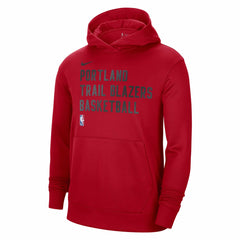 Portland Trail Blazers Unisex 2023/24 Performance Spotlight On-Court Practice Pullover Hoodie - Red | Nike for sale