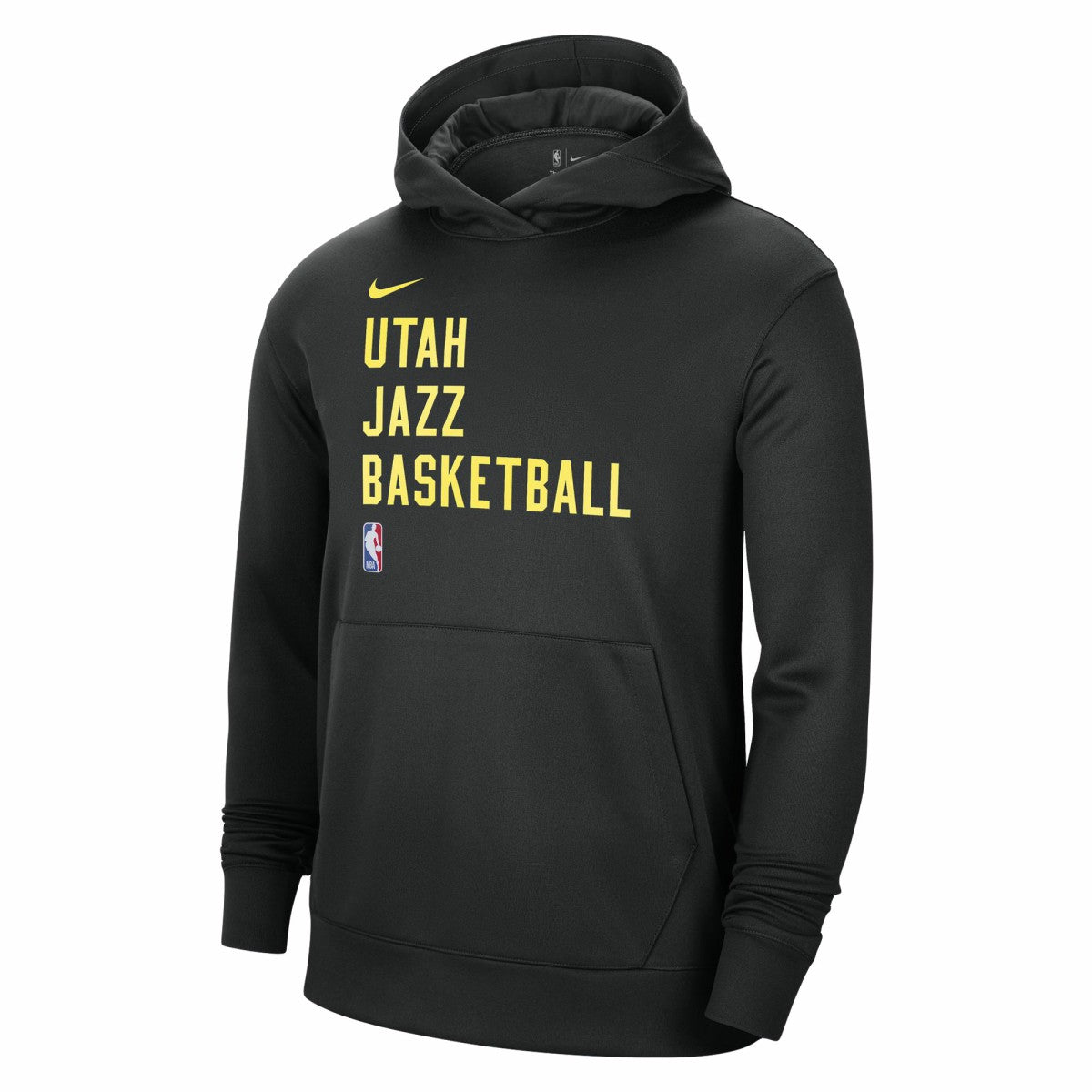 Utah Jazz Unisex 2023/24 Performance Spotlight On-Court Practice Pullover Hoodie - Black | Nike discount