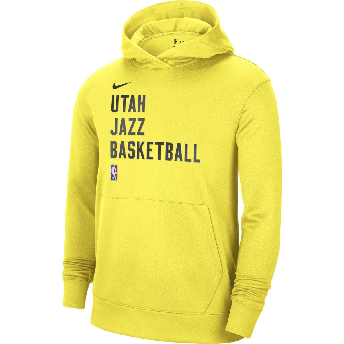 Utah Jazz Unisex 2023/24 Performance Spotlight On-Court Practice Pullover Hoodie - Yellow | Nike outlet