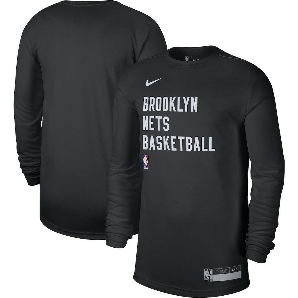 Brooklyn Nets Unisex 2023/24 Legend On-Court Practice Long Sleeve T-Shirt - Black | Nike shop
