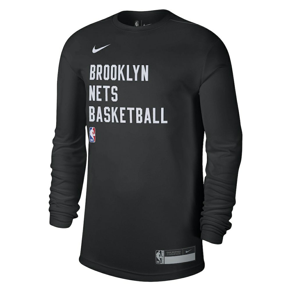 Brooklyn Nets Unisex 2023/24 Legend On-Court Practice Long Sleeve T-Shirt - Black | Nike shop