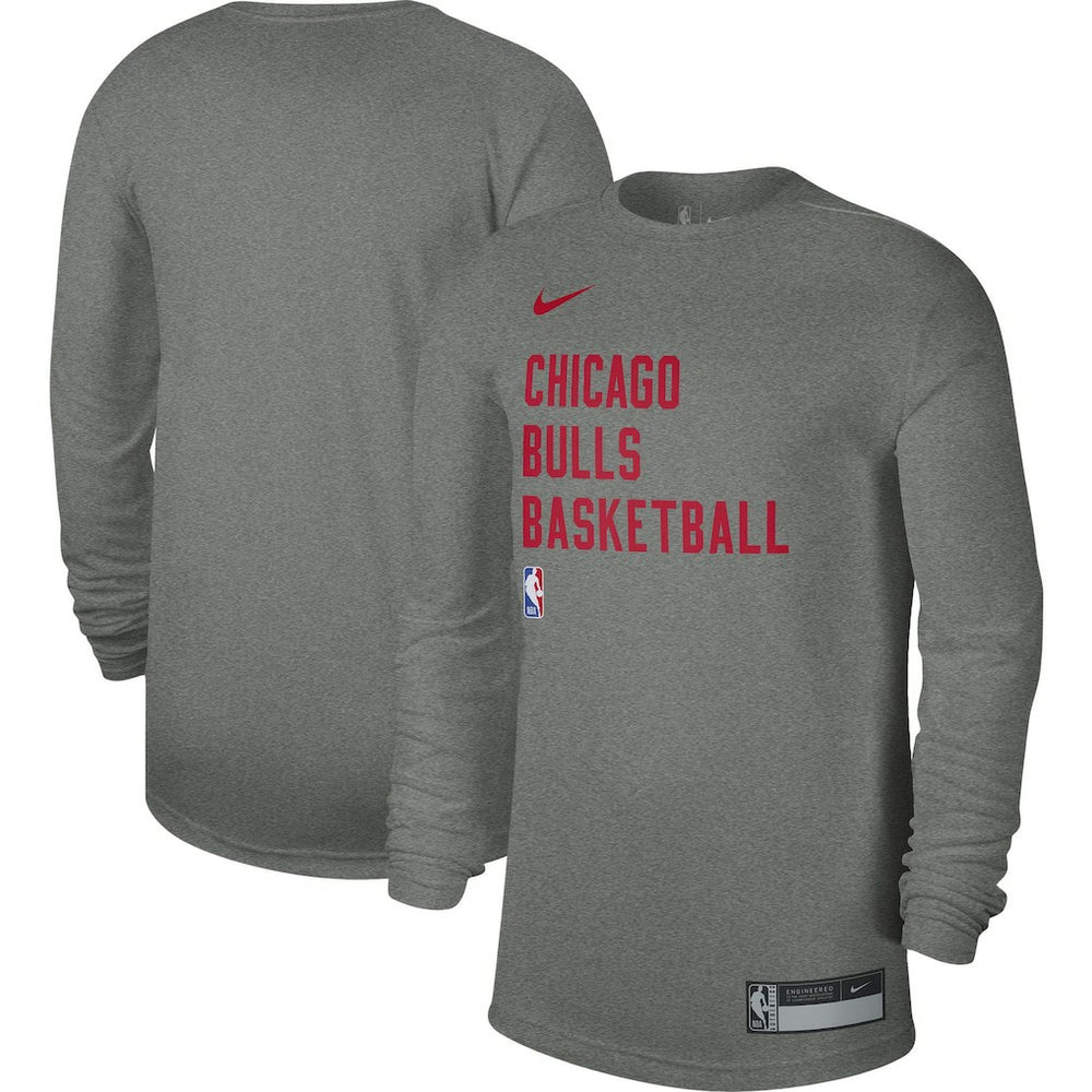 Chicago Bulls Unisex 2023/24 Legend On-Court Practice Long Sleeve T-Shirt sale - Heather Gray | Nike shop