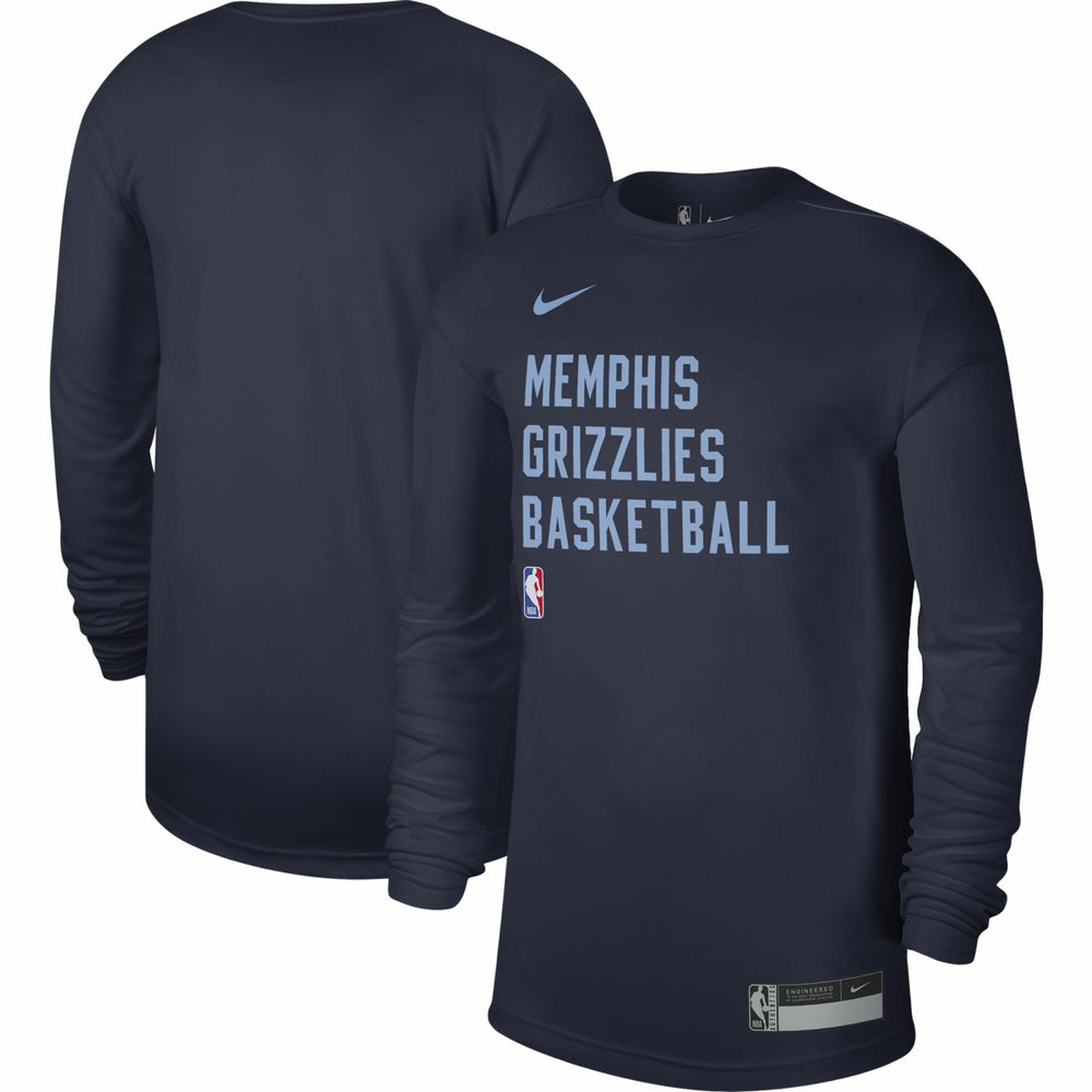 Memphis Grizzlies Unisex 2023/24 Legend On-Court Practice Long Sleeve T-Shirt - Navy | Nike discount