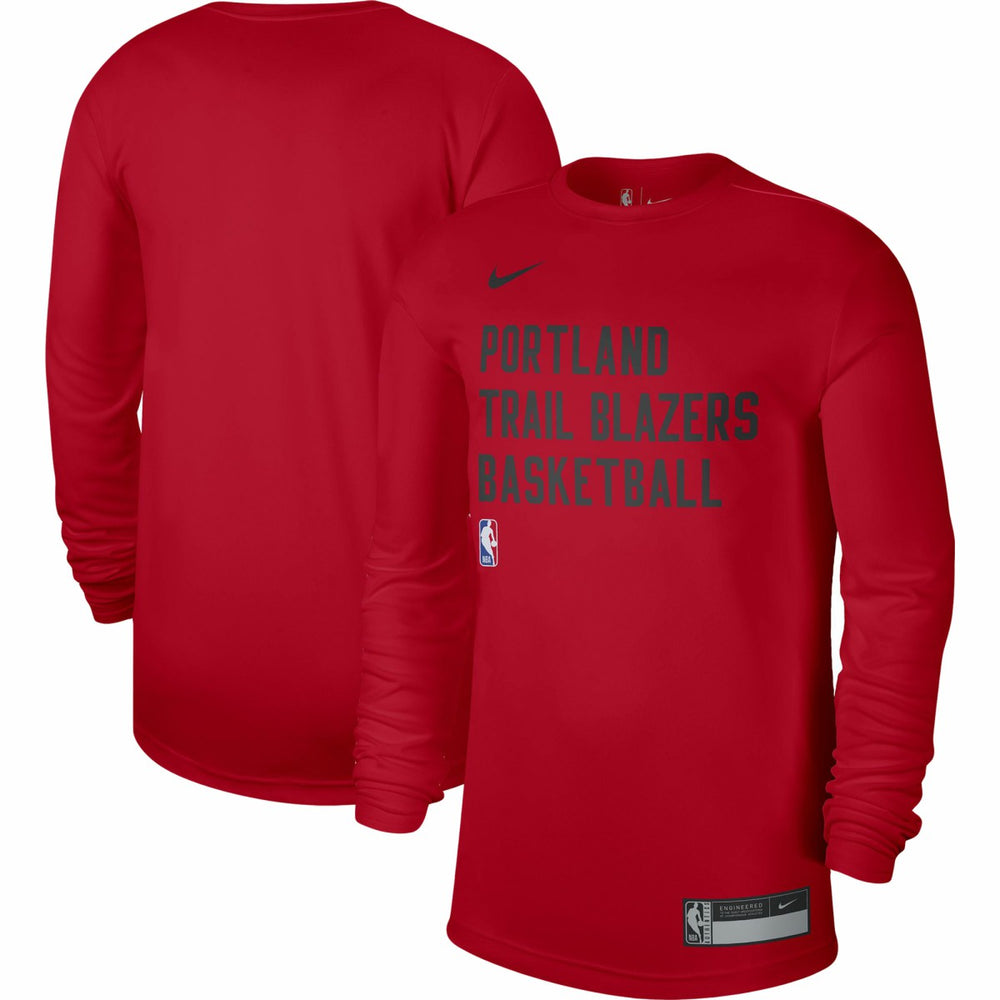 Portland Trail Blazers Unisex 2023/24 Legend On-Court Practice Long Sleeve T-Shirt - Red | Nike discount