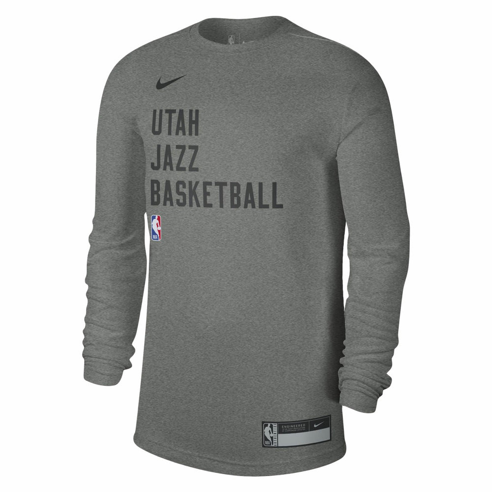 Utah Jazz Unisex 2023/24 Legend On-Court Practice Long Sleeve T-Shirt - Heather Gray | Nike online