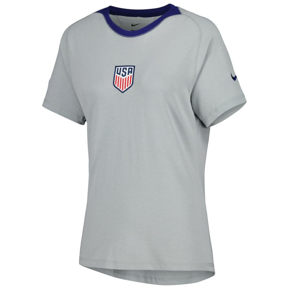 USMNT Women's Travel Raglan T-Shirt - Gray | Nike discount
