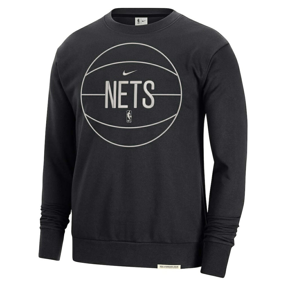 Brooklyn Nets 2023/24 Authentic Standard Issue Travel Performance Pullover Sweatshirt - Black | Nike online