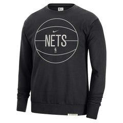 Brooklyn Nets 2023/24 Authentic Standard Issue Travel Performance Pullover Sweatshirt - Black | Nike online