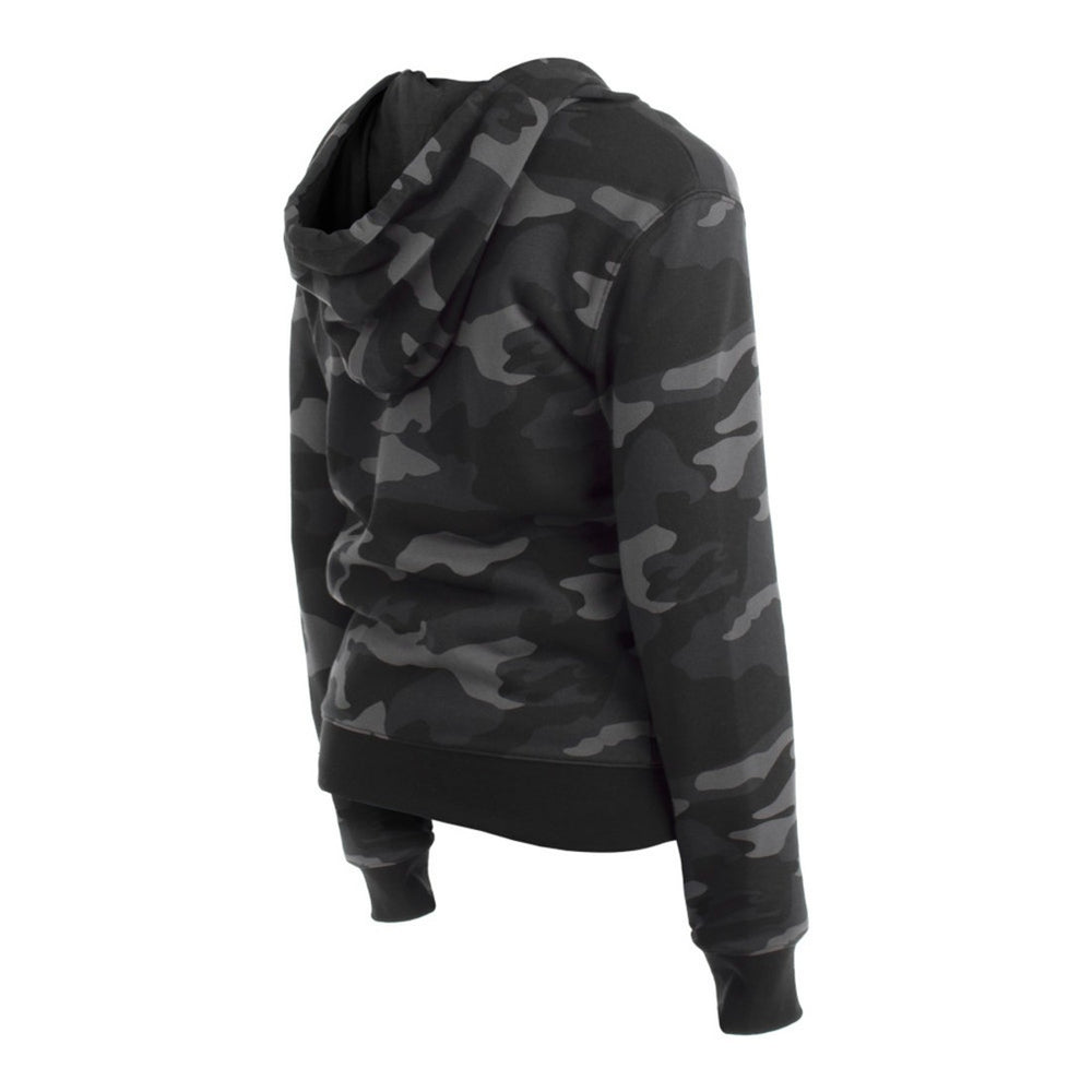 Green Bay Packers New Era Women's Camo Full-Zip Hoodie - Black on sale