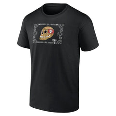 San Francisco 49ers Sugar Skull T-Shirt - Black for sale