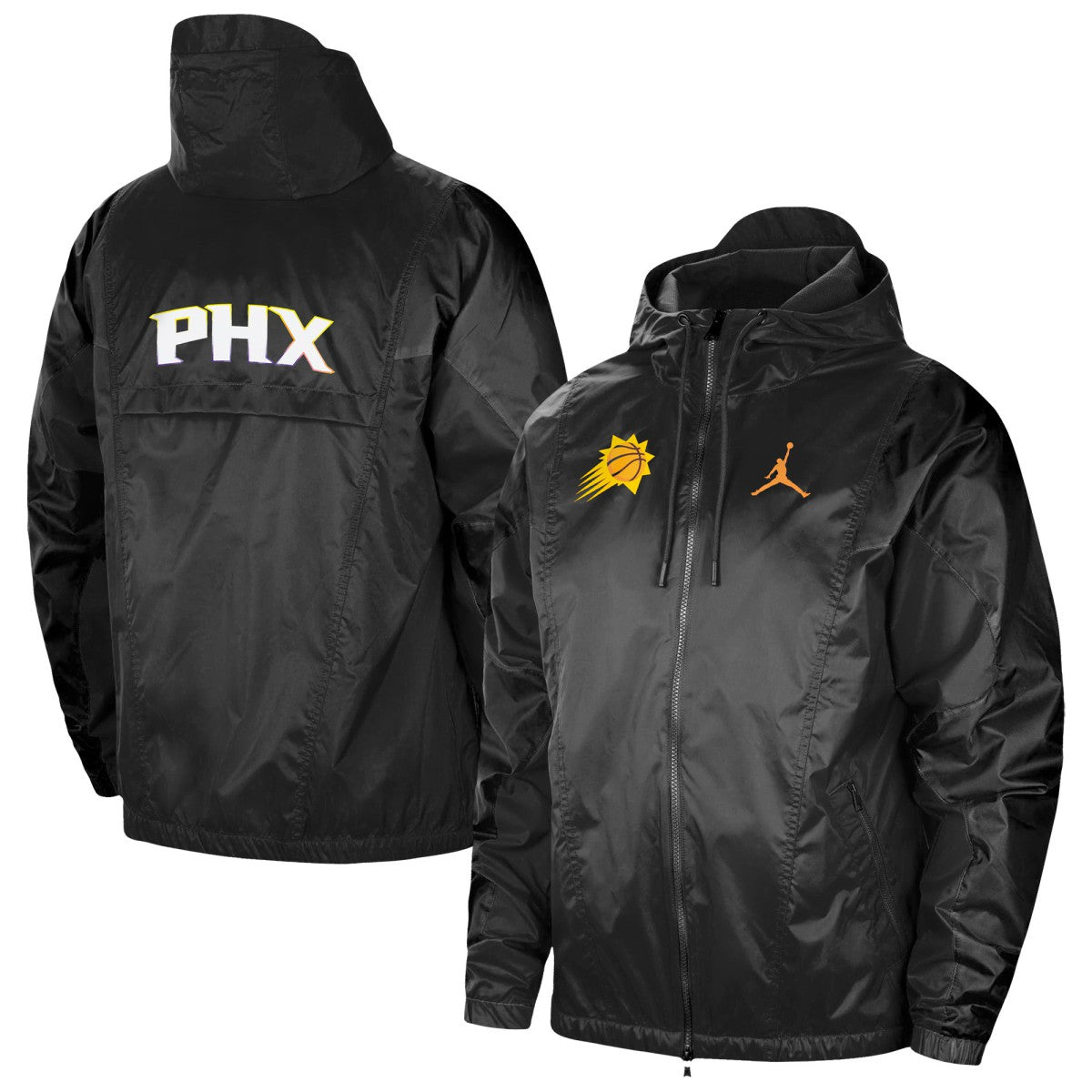 Phoenix Suns Jordan Brand Authentic Statement Edition Full-Zip Windbreaker - Black cheap