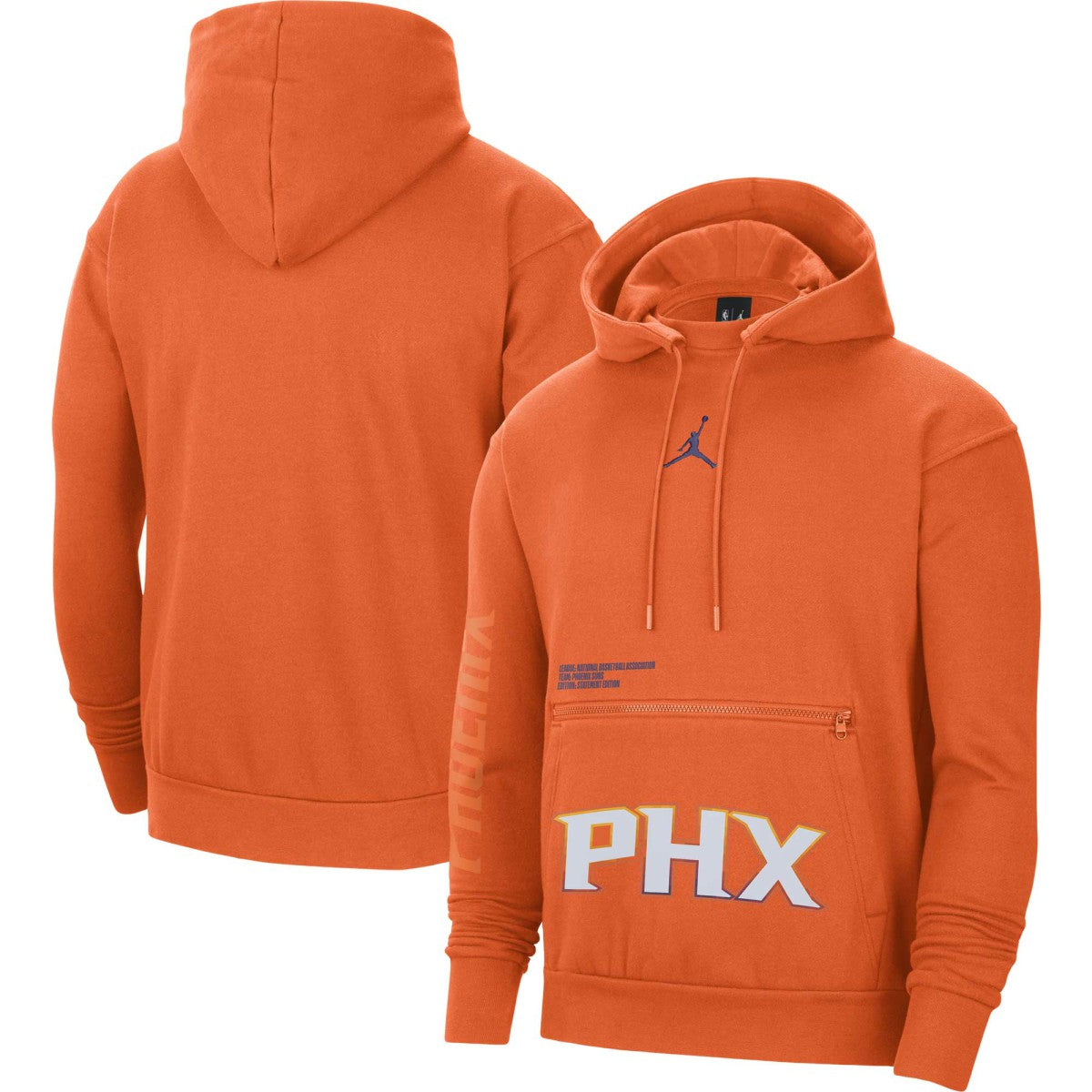 Phoenix Suns Jordan Brand Courtside Statement Edition Pullover Hoodie - Orange online