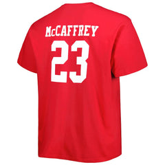 Christian McCaffrey San Francisco 49ers Big & Tall Player Name & Number T-Shirt - Scarlet online