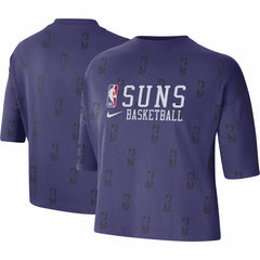 Phoenix Suns Women's Allover NBA Logo Boxy T-Shirt - Purple | Nike outlet