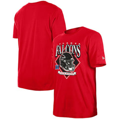 Atlanta Falcons New Era Team Logo T-Shirt - Red on sale