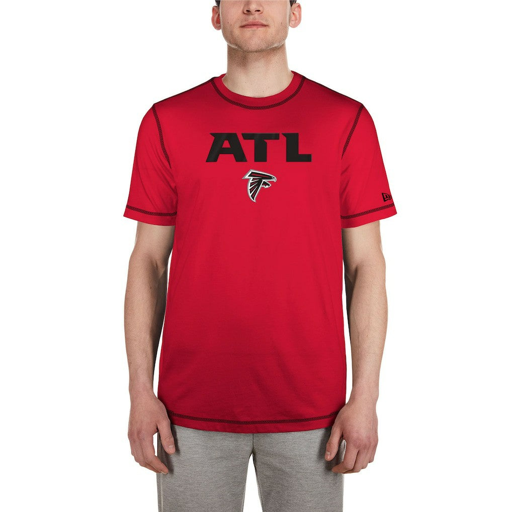 Atlanta Falcons New Era Third Down Puff Print T-Shirt - Red online
