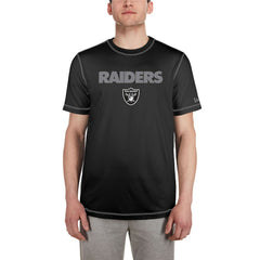 Las Vegas Raiders New Era Third Down Puff Print T-Shirt - Black for sale