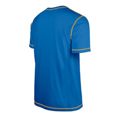 Los Angeles Chargers New Era Third Down Puff Print T-Shirt - Blue cheap