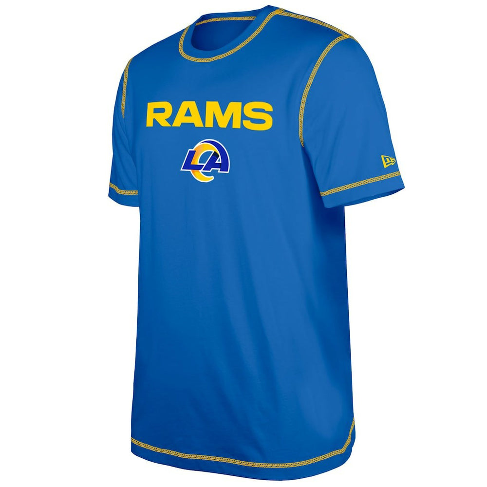 Los Angeles Rams New Era Third Down Puff Print T-Shirt - Royal cheap