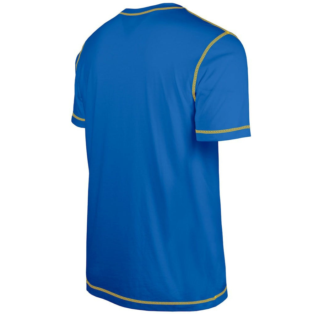 Los Angeles Rams New Era Third Down Puff Print T-Shirt - Royal cheap