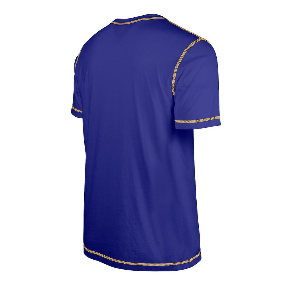 Minnesota Vikings New Era Third Down Puff Print T-Shirt - Purple cheap