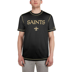 New Orleans Saints New Era Third Down Puff Print T-Shirt - Black for sale