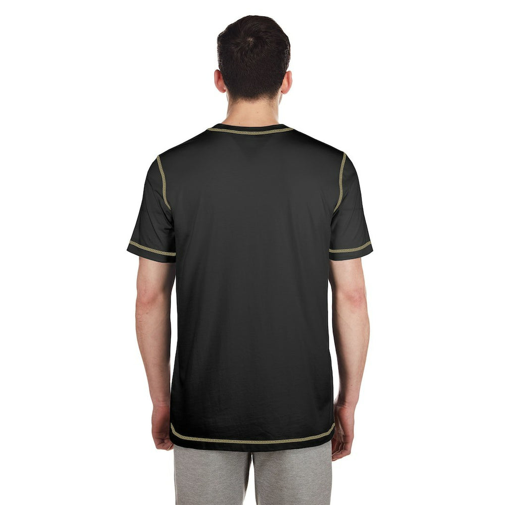 New Orleans Saints New Era Third Down Puff Print T-Shirt - Black for sale