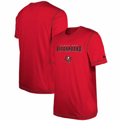 Tampa Bay Buccaneers New Era Third Down Puff Print T-Shirt - Red sale