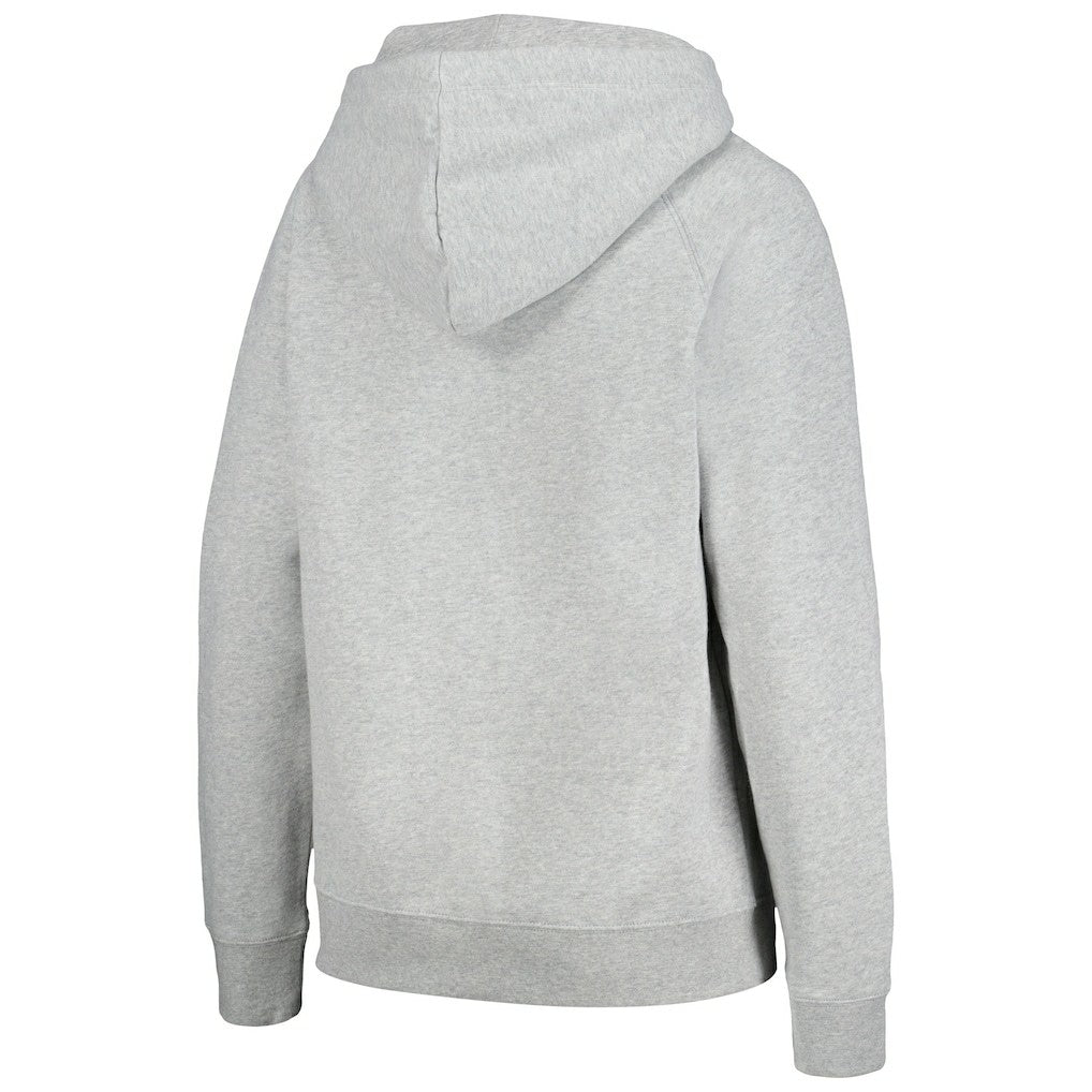 Denver Broncos New Era Women's Floral Raglan Pullover Hoodie - Gray outlet
