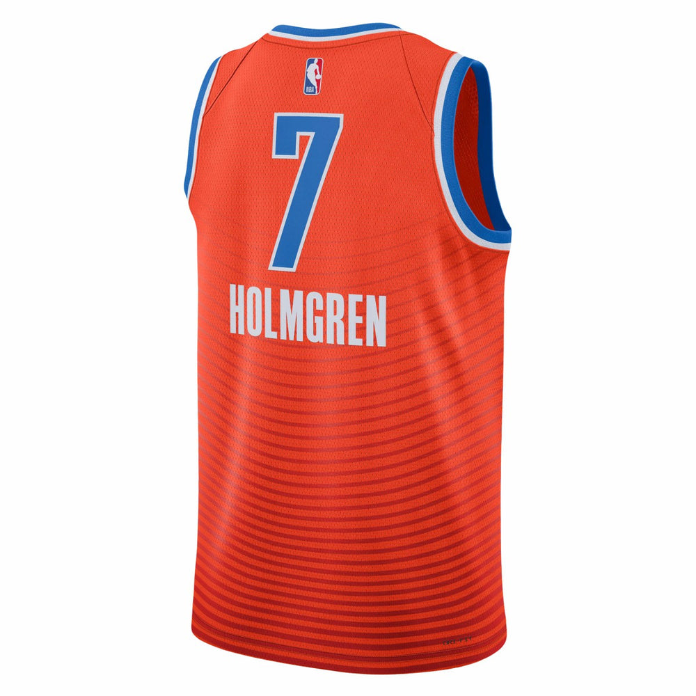 Chet Holmgren Oklahoma City Thunder Jordan Brand Unisex Swingman Jersey - Statement Edition - Orange for sale