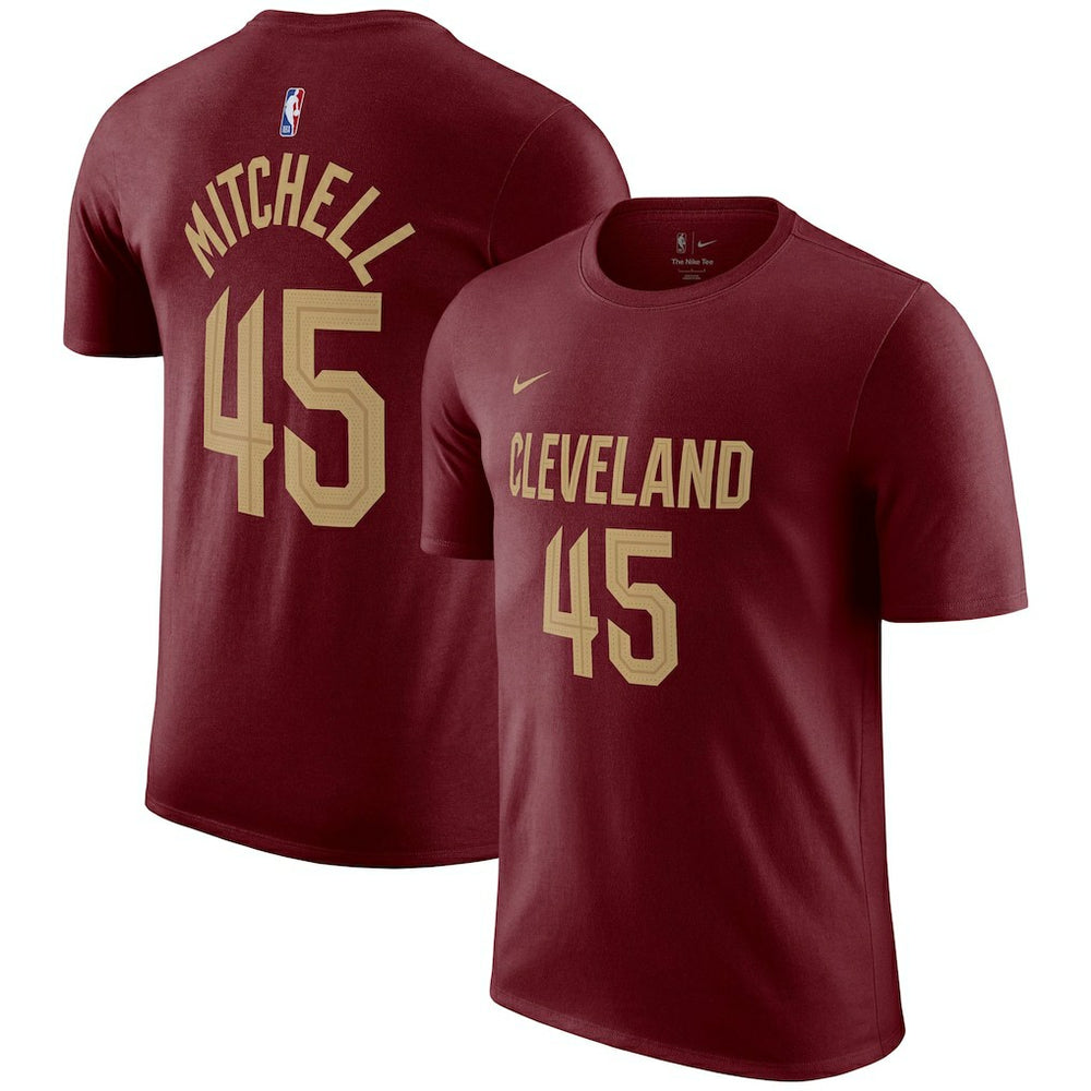 Donovan Mitchell Cleveland Cavaliers Icon 2022/23 Name & Number T-Shirt sale - Burgundy | Nike shop