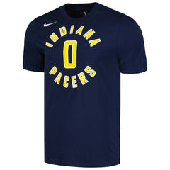 Tyrese Haliburton Indiana Pacers Icon 2022/23 Name & Number T-Shirt - Navy | Nike discount
