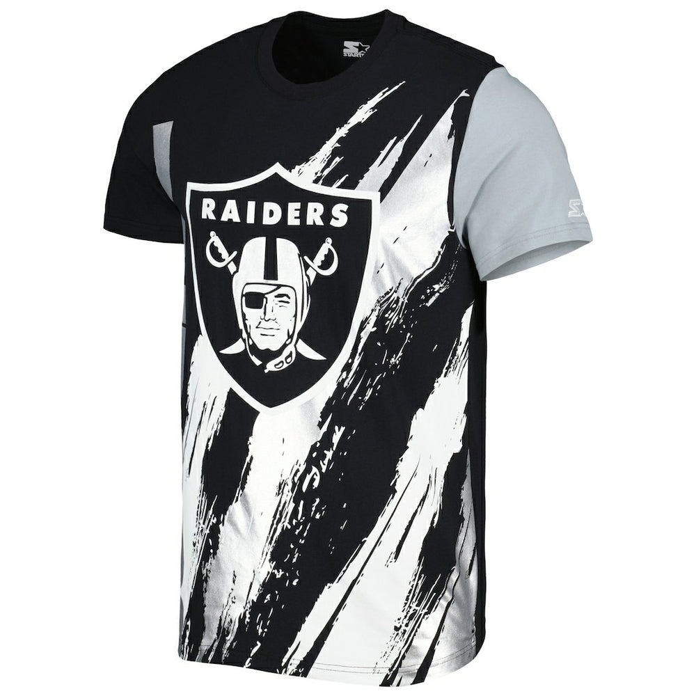 Las Vegas Raiders Starter Extreme Defender T-Shirt - Black on sale