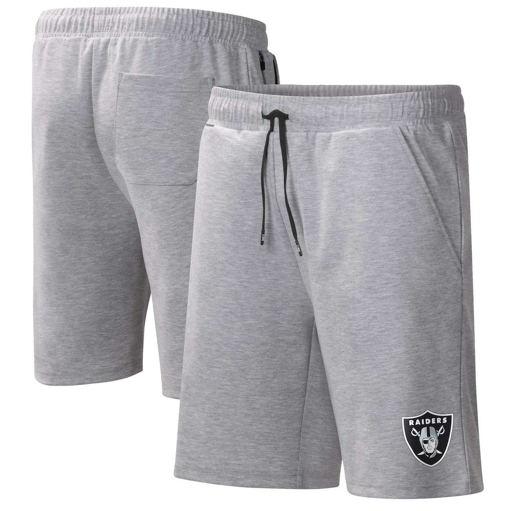 Las Vegas Raiders MSX by Michael Strahan Trainer Shorts - Heather Gray cheap