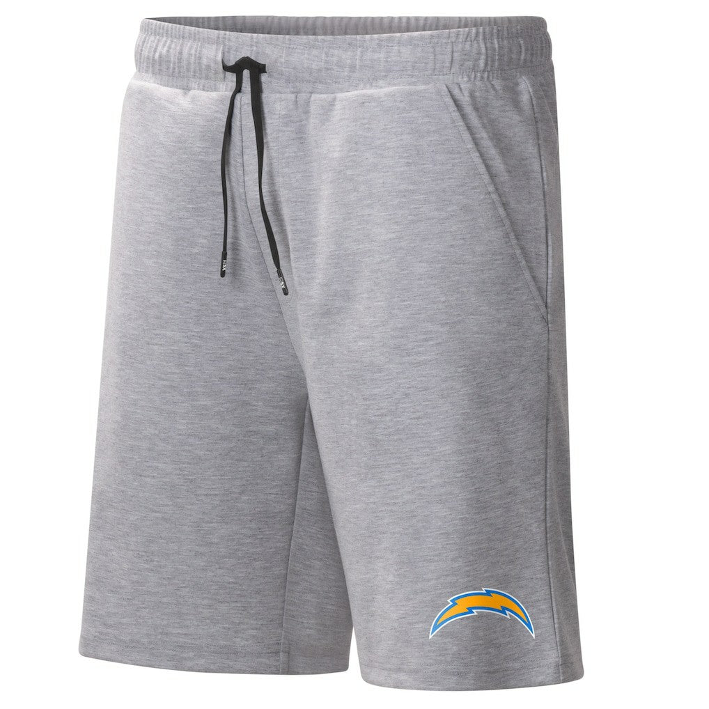 Los Angeles Chargers MSX by Michael Strahan Trainer Shorts - Heather Gray for sale