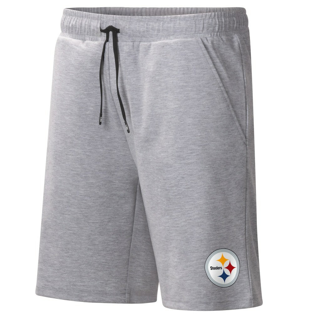 Pittsburgh Steelers MSX by Michael Strahan Trainer Shorts - Heather Gray on sale